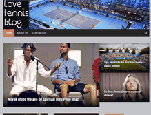 Tablet Screenshot of lovetennisblog.com